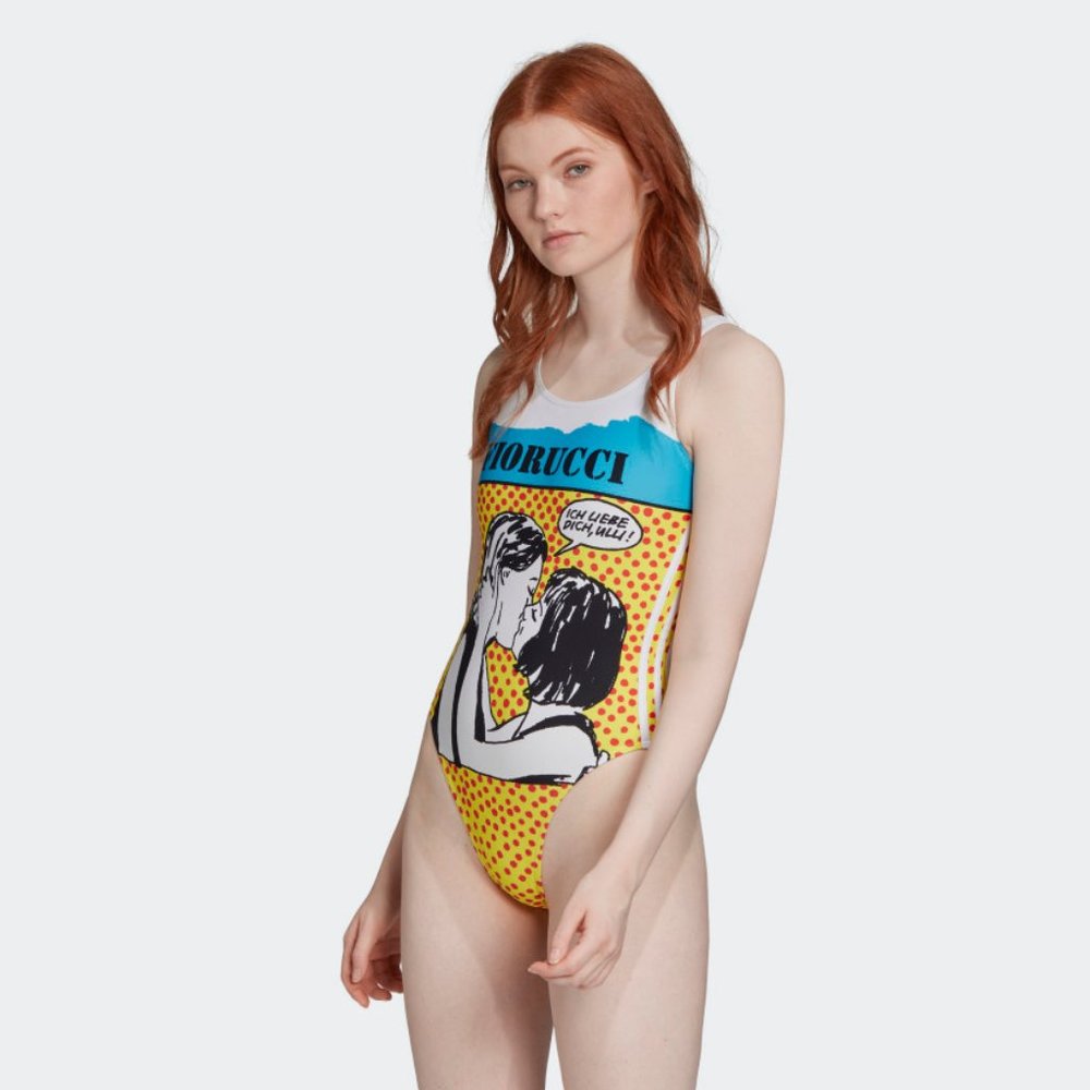 Adidas x Fiorucci bodysuit "Ich liebe dich, Ulli!" RARE